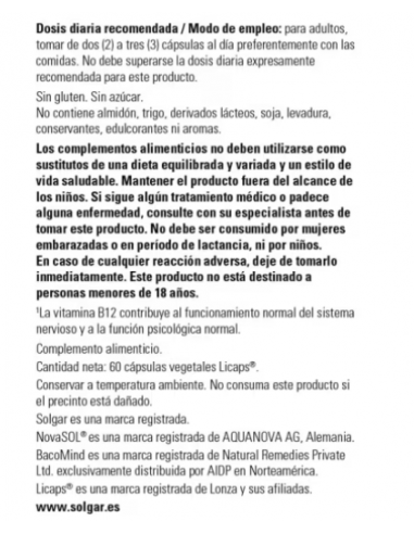 Solgar Brain Works 60 Comprimidos