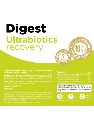 Eladiet Digest Ultrabiotics 10 Sobres