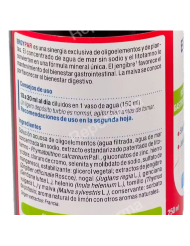 Nutergia Ergypar 250ml