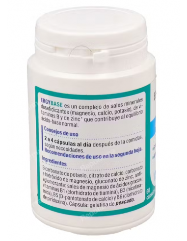 Nutergia Ergybase 60 Cápsulas