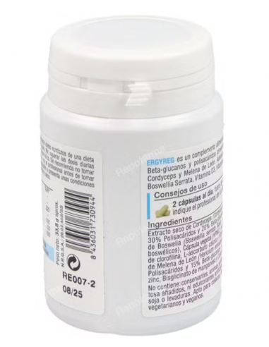 Nutergia Ergyreg 60 cápsulas