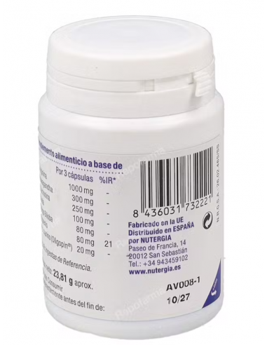 Nutergia Ergyactiv 30 Cápsulas