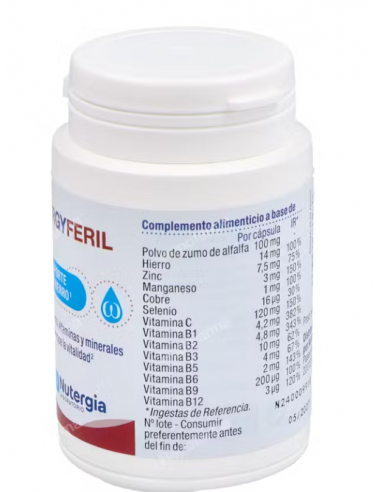 Nutergia Ergyferil 60 Cápsulas