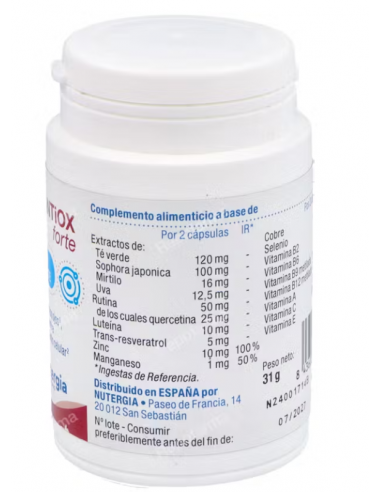 Nutergia Ergyantiox 60 Cápsulas