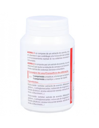 Nutergia Acerol C 60 Comprimidos