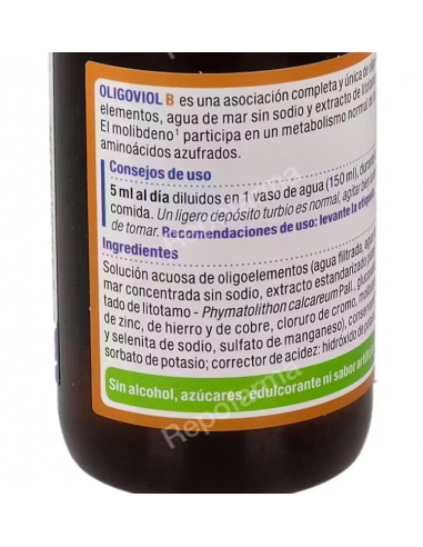 Nutergia Oligoviol B Molibdeno 150ml
