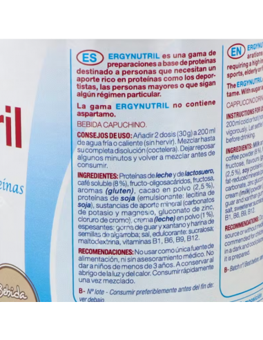 Nutergia Ergynutril Capuchino 300gr
