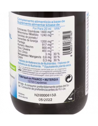 Nutergia Ergymunil Botella 250ml