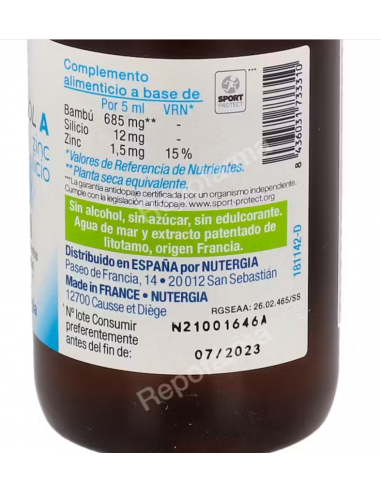 Nutergia Oligoviol A Zinc/Silicio 150ml