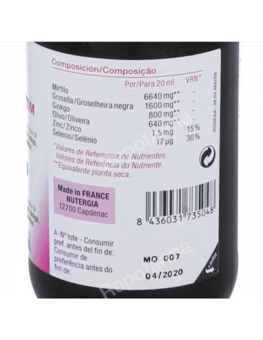 Nutergia Ergyoptim 250ml
