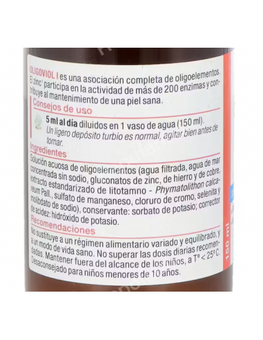 Nutergia Oligoviol I Zinc 150ml