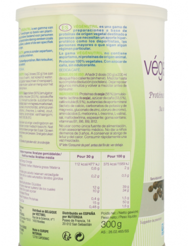 Nutergia Vegenutril Cafe 300gr