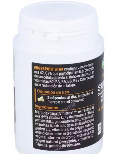 Nutergia Ergysport Stim 60 Cápsulas