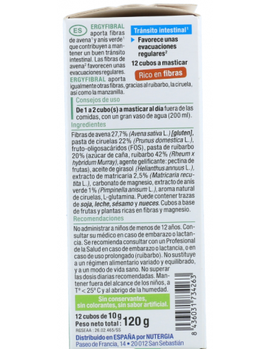 Nutergia Ergyfibral 12 Cubos