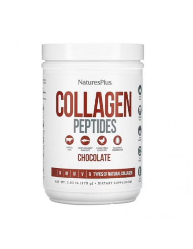Natures Plus Colagen Peptides Chocolate 378gr