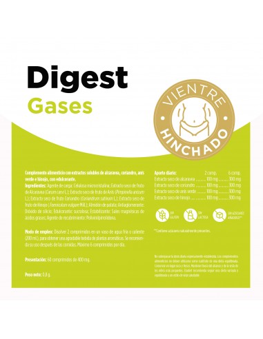 Eladiet Digest Gases 60 Comprimidos