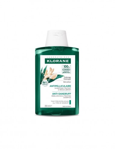 Klorane Champú Galanga Anticaspa 200ml – imagen 2