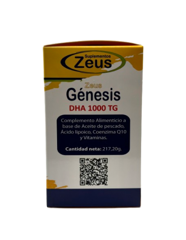 Zeus Genesis Dha Tg 1000 120 Cápsulas