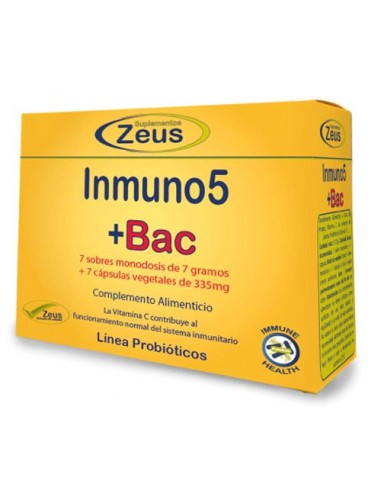 Zeus Inmuno-5 + Bac 7 sobres+7 Cápsulas