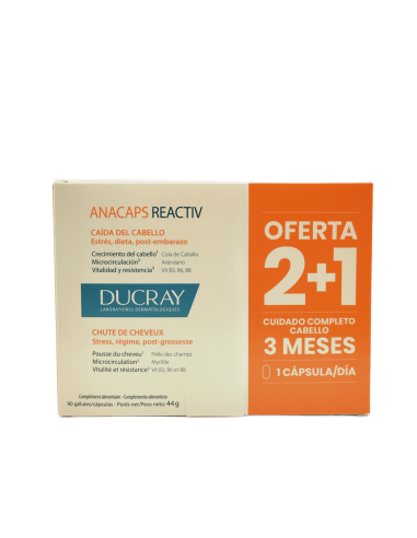 Ducray Anacaps Reactiv 90 Cápsulas