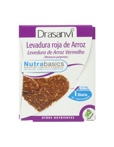 Drasanvi Levadura Arroz Rojo 30 Cápsulas