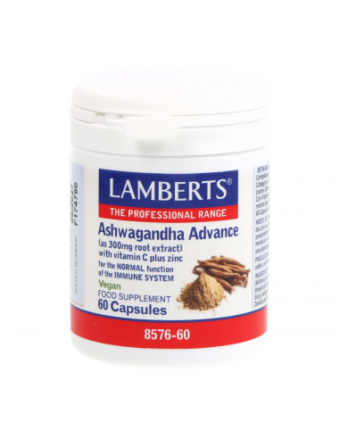 Lamberts Ashwaganda Advance 60 Cápsulas