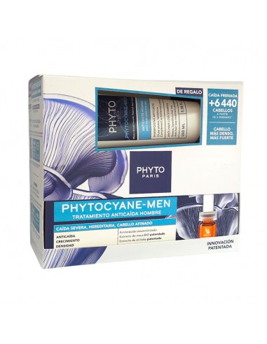 Phytocyane Men 12 Ampollas+Champú 100ml