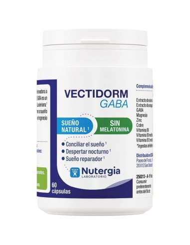 Nutergia Vectidorm Gaba 60 Cápsulas