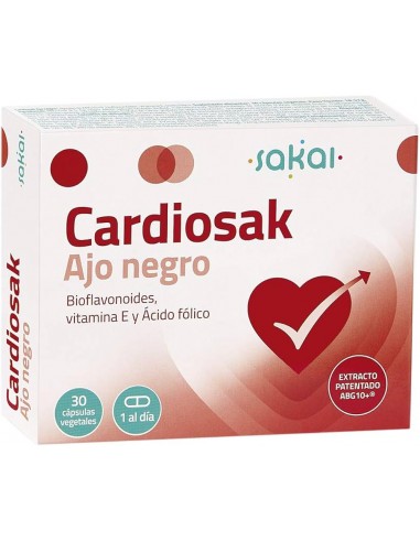 Sakai Cardiosak Ajo Negro 30 Cápsulas