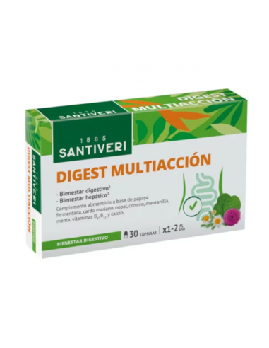 Santiveri Digest Multiacción 30 Cápsulas