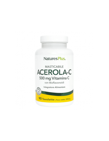Natures Plus Acerola-C 250mg 90 Tabletas