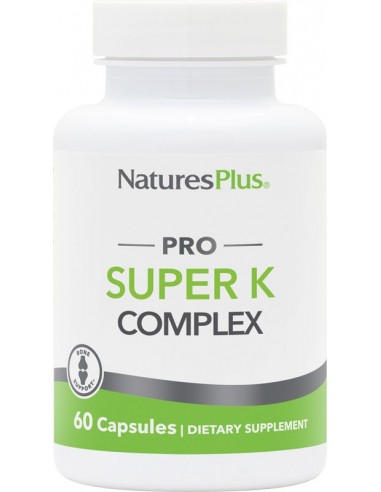 Natures Plus Super k Complex 60 Cápsulas
