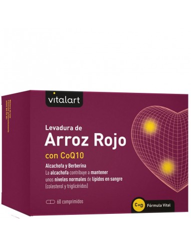 Vitalart Arroz Rojo COQ10 60 Comprimidos