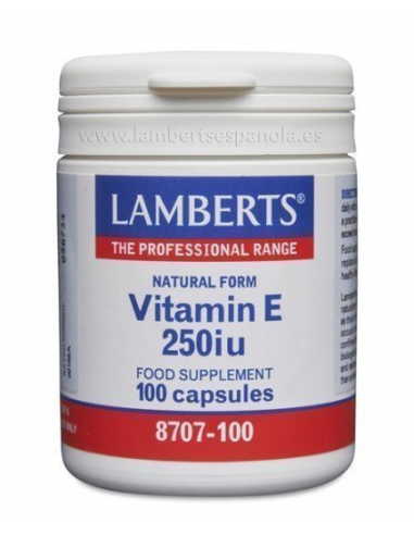 Lamberts Vitamina E Natural 250 UI...
