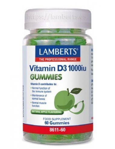 Lamberts Vitamina D3 1000 UI (25 µg)...