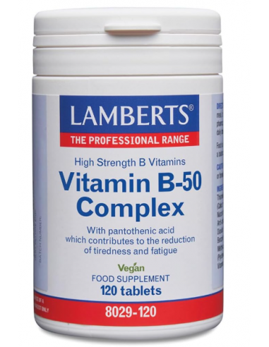 Lamberts Complejo De Vitaminas B-50 120 Cápsulas