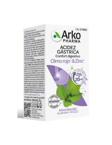 Arkopharma Arkocaps Acidez Gastrica...