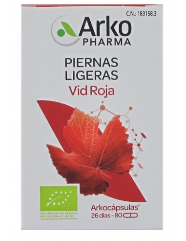 Arkopharma Arkocapsulas Vid Roja 80...