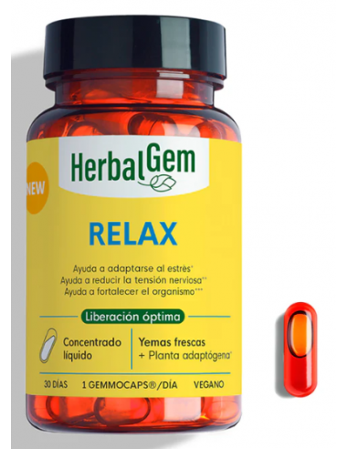 Herbalgem Gemmocaps Relax 30 Cápsulas