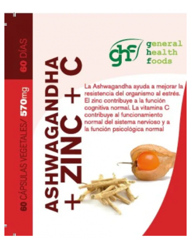GHF Ashwaganda 570mg 60 Cápsulas