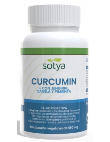 Sotya Curcumin+ Con Jenjibre 550mg.60...
