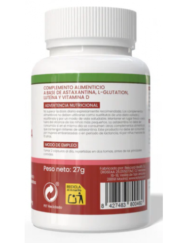 Sotya astaxantina 450mg 60 Cápsulas