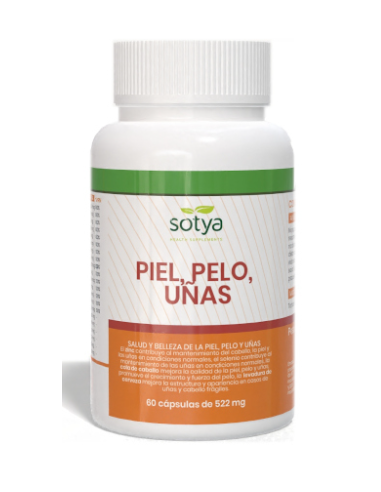 Sotya Piel Pelo Y Uñas 522mg 60 Cápsulas