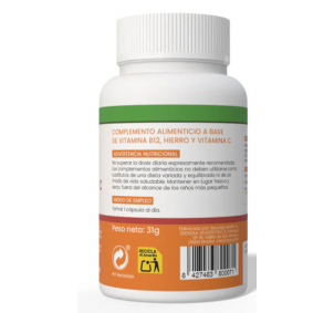 Sotya B12+Hierro+C 60 Cápsulas 2