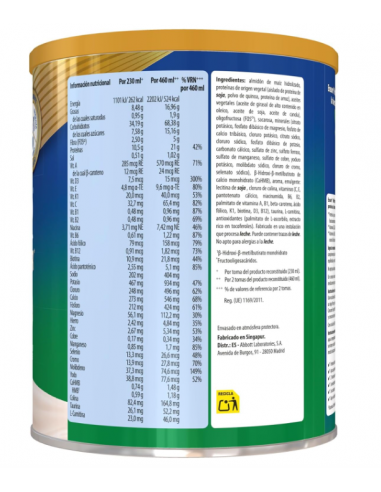 Ensure® NutriVigor Origen Vegetal...