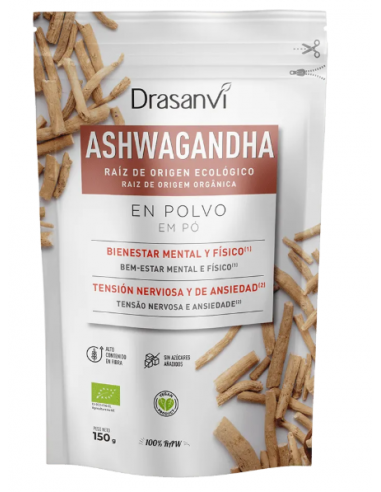 Drasanvi Ashwagandha Polvo Bio 150gr...