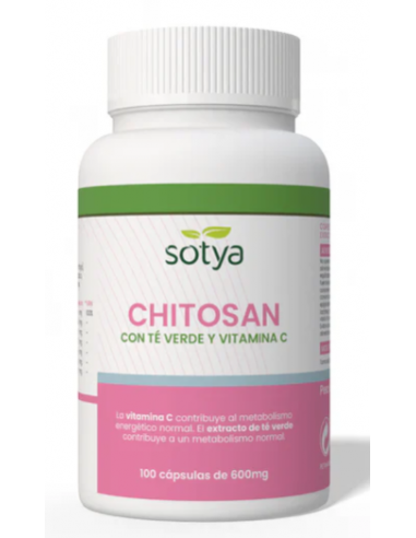 Sotya Chitosan + Te Verde + Vitamina C 100 Cápsulas