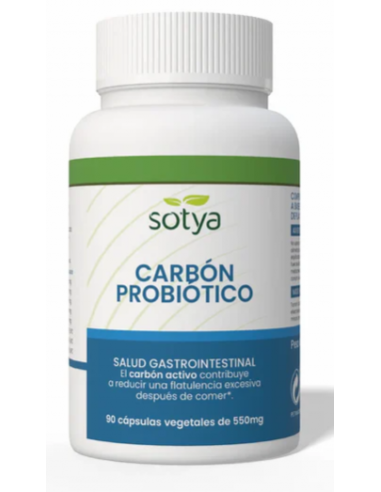 Sotya Carbón Activado Probiotico 90 Cápsulas