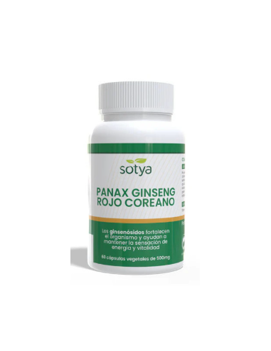 Sotya Ginseng Rojo Coreano 60 Cápsulas
