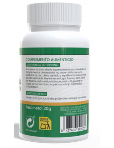 Sotya Ginseng Rojo Coreano 60 Cápsulas